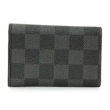 Exclusive Louis Vuitton Damier Graphite Multicles 6 Key Holder — Side View