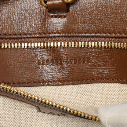 Exclusive Gucci GG Supreme Small Retro Interlocking G Tote — Lifestyle View