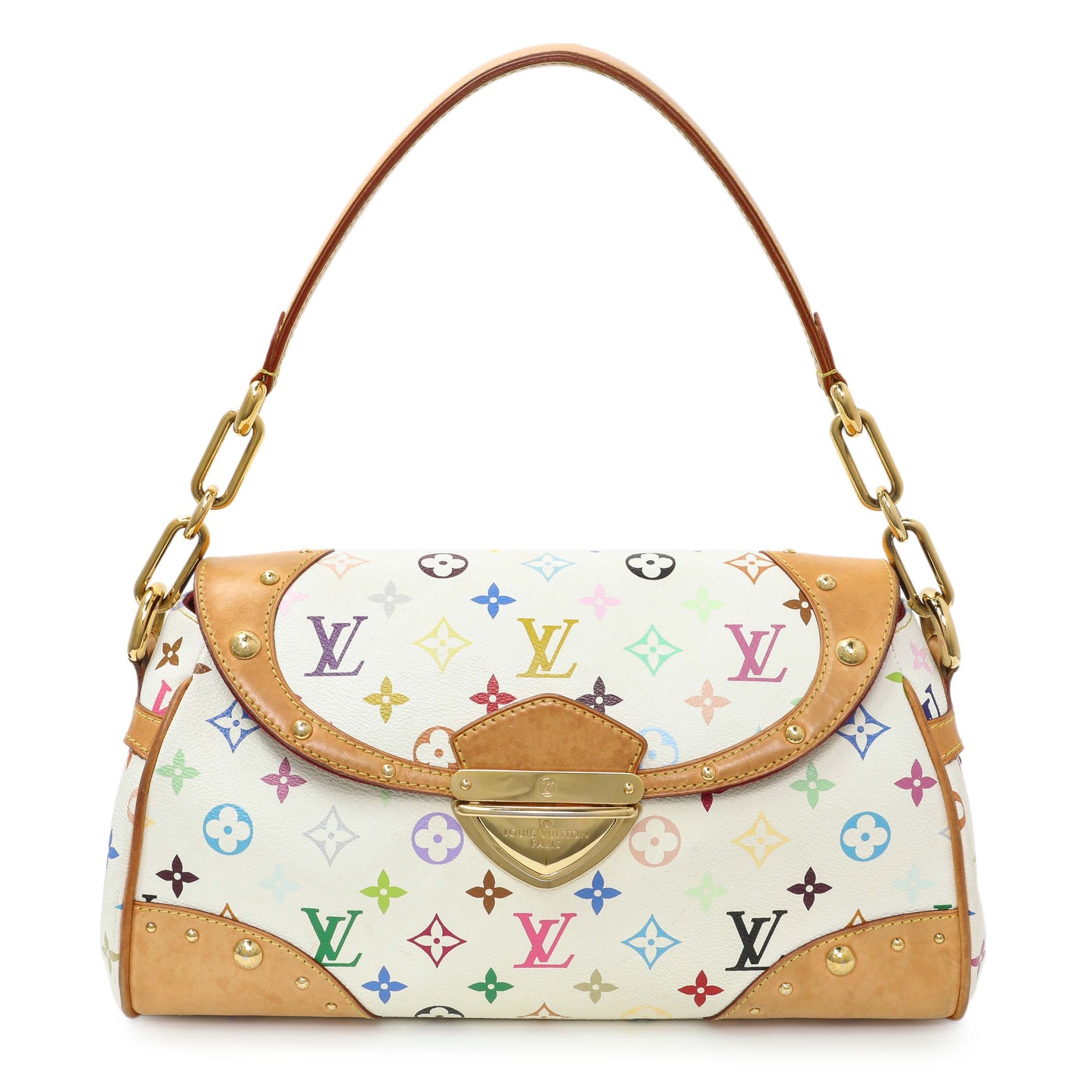 Exclusive Louis Vuitton Monogram Multicolor Beverly MM — Front View