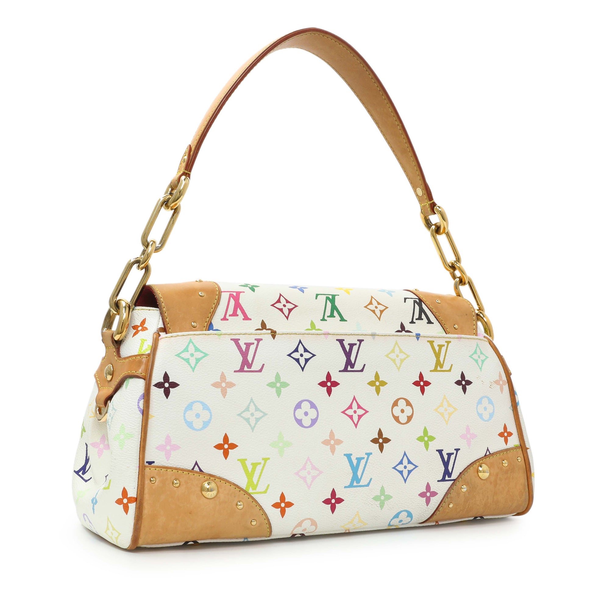 Exclusive Louis Vuitton Monogram Multicolor Beverly MM — Side View