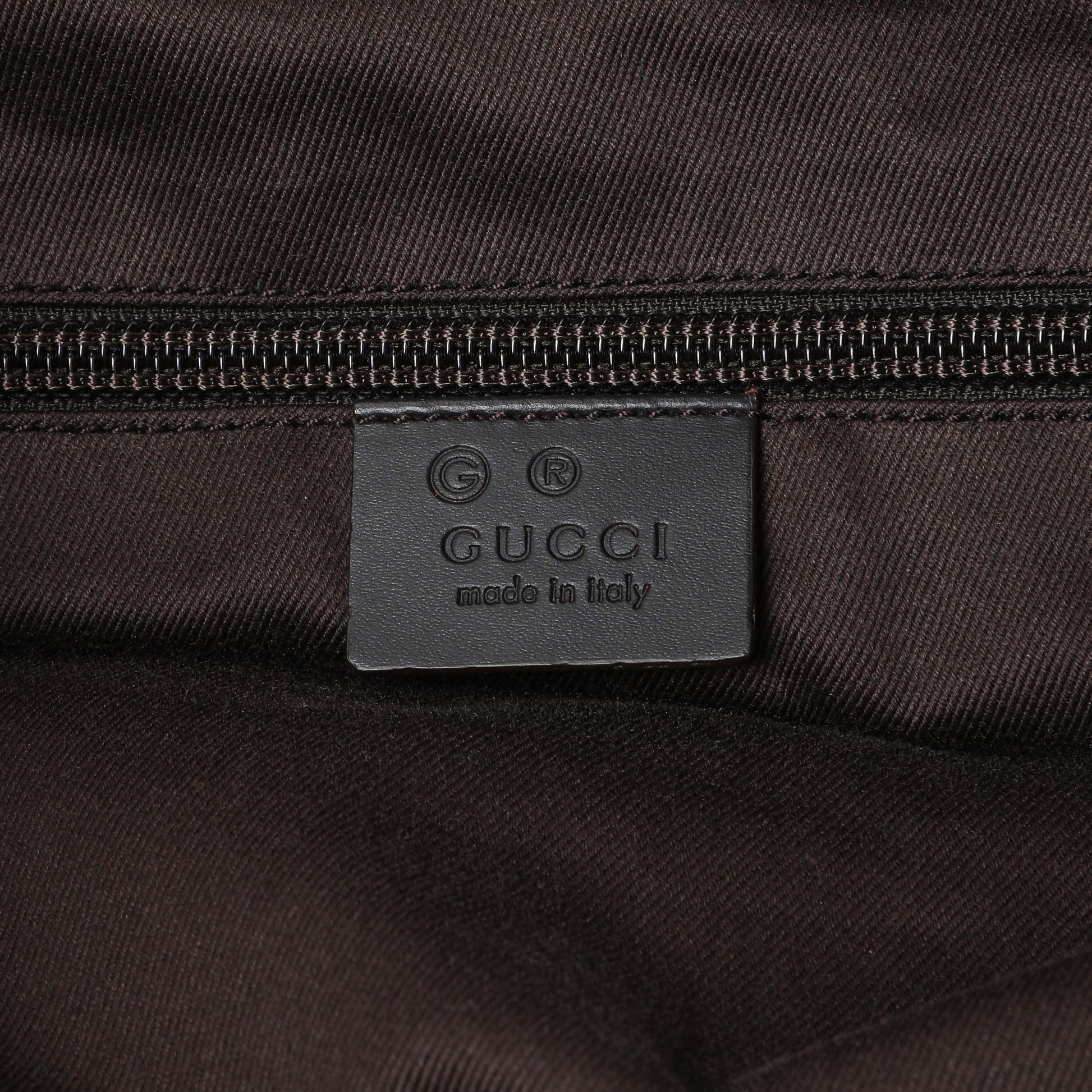 Exclusive Gucci GG Nylon Travel Bag — Detail View