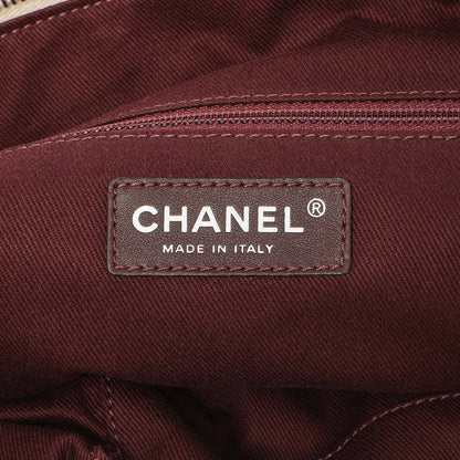 Exclusive Chanel Beige Quilted Iridescent Calfskin Coco Daily — Detail View