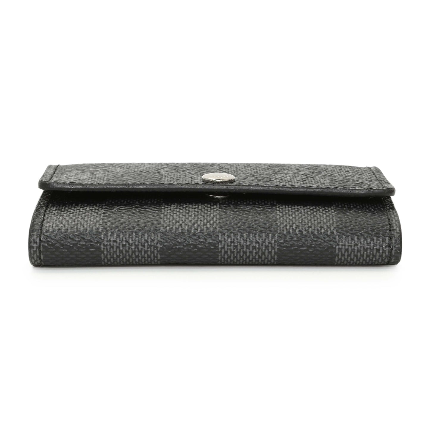 Exclusive Louis Vuitton Damier Graphite Multicles 6 Key Holder — Back View