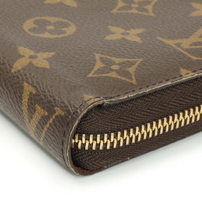 Exclusive Louis Vuitton Monogram Zippy Wallet — Top View