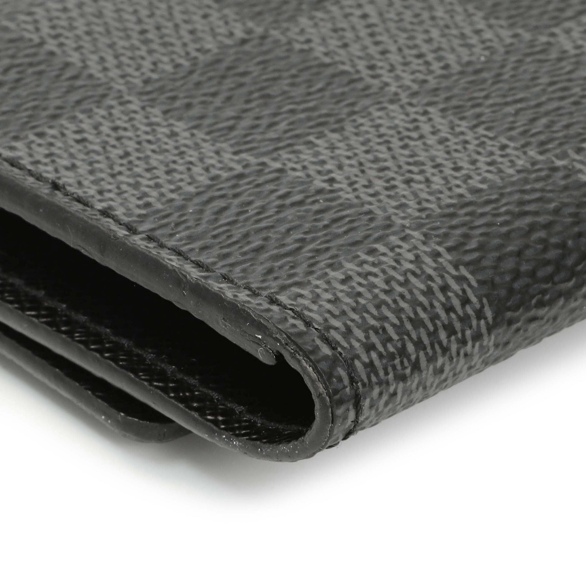 Exclusive Louis Vuitton Damier Graphite Multicles 6 Key Holder — Top View