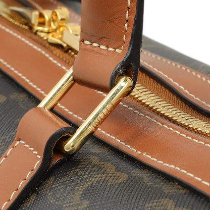 Exclusive Celine Triomphe Canvas Calfskin Boston Bag — Alternate View 7