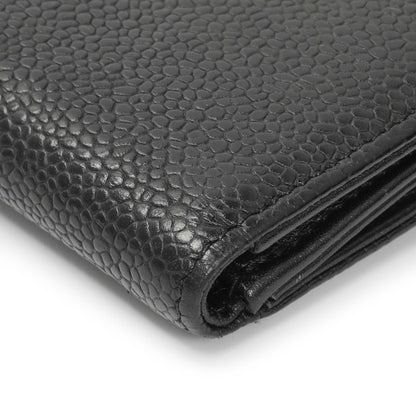 Exclusive Chanel Black Caviar Timeless CC Compact Wallet — Alternate View 7