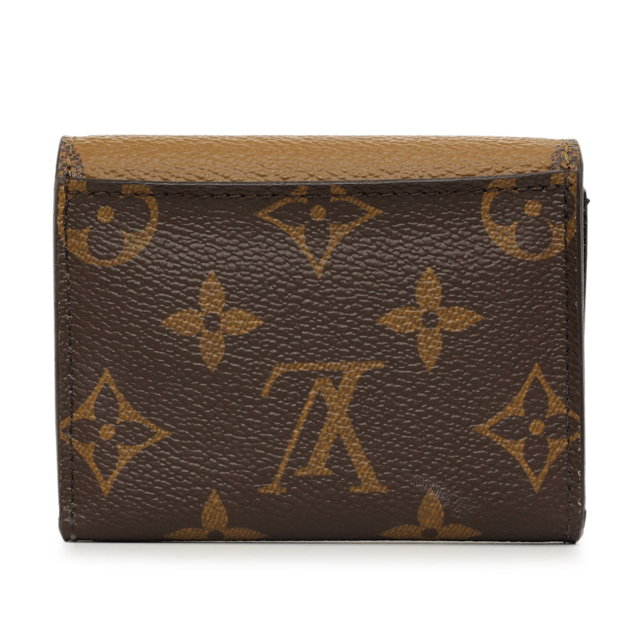 Exclusive Louis Vuitton Monogram Reverse Zoe Wallet — Side View