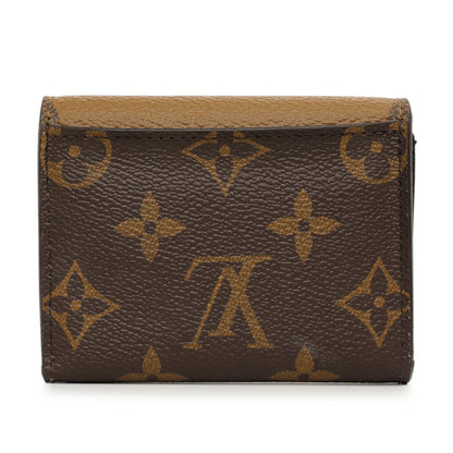 Exclusive Louis Vuitton Monogram Reverse Zoe Wallet — Side View