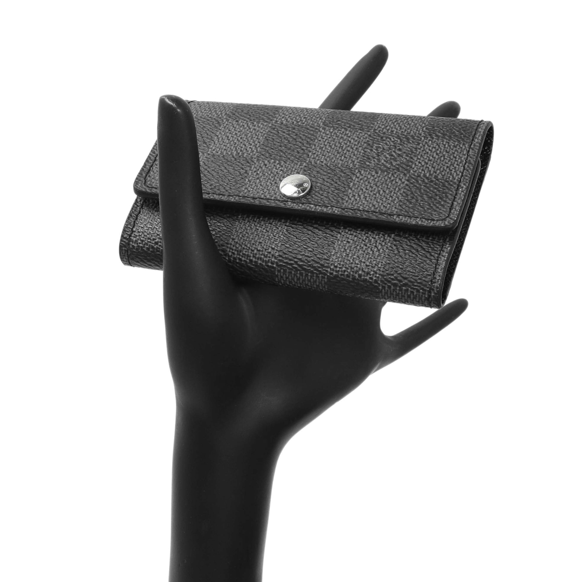 Exclusive Louis Vuitton Damier Graphite Multicles 6 Key Holder — Alternate View 8