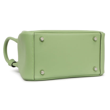 Exclusive Hermes Vert Criquet Swift Mini Lindy 20 — Top View