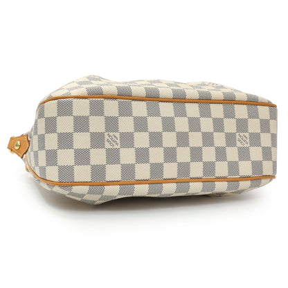 Exclusive Louis Vuitton Damier Azur Siracusa PM — Back View