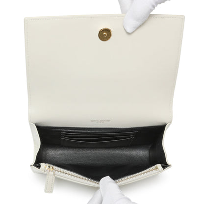 Exclusive Saint Laurent Ivory Calfskin Kate Belt Bag — Alternate View 8