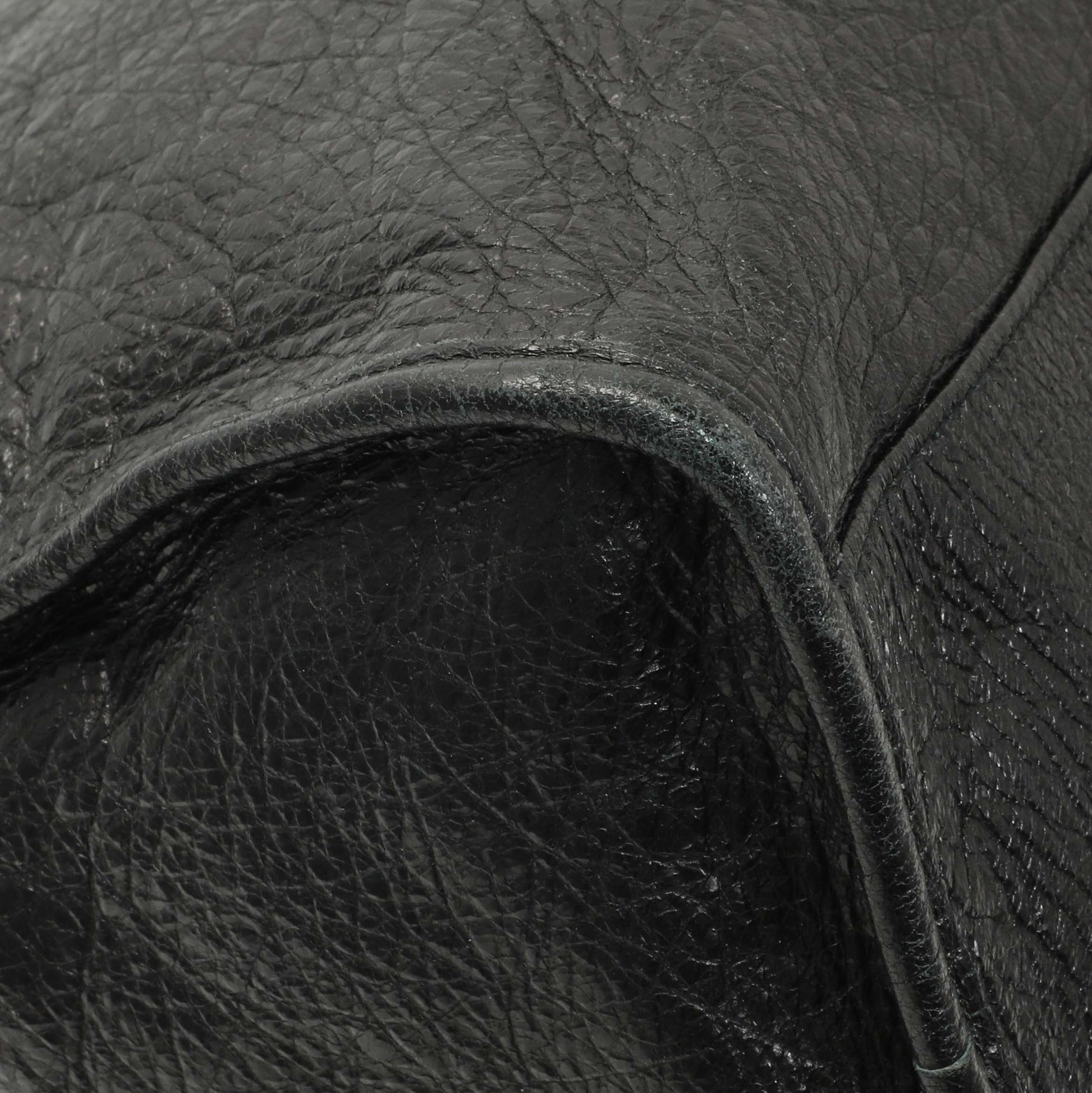 Exclusive Balenciaga Black Agneau Classic Hardware City — Lifestyle View