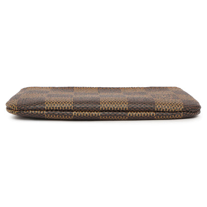 Exclusive Louis Vuitton Damier Ebene Key Pouch — Back View