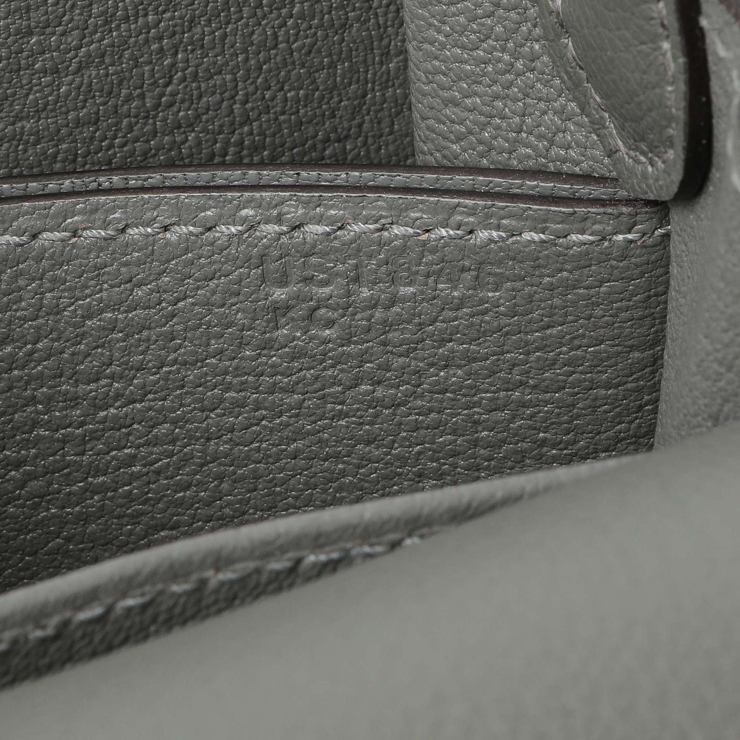 Exclusive Hermes Gris Meyer Evercolor Mini Roulis 18 — Lifestyle View