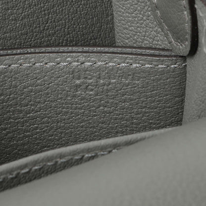 Exclusive Hermes Gris Meyer Evercolor Mini Roulis 18 — Lifestyle View