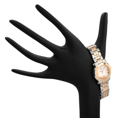 Exclusive Chopard Stainless Steel 18K Rose Gold Happy Sport 278509-6003 — Detail View