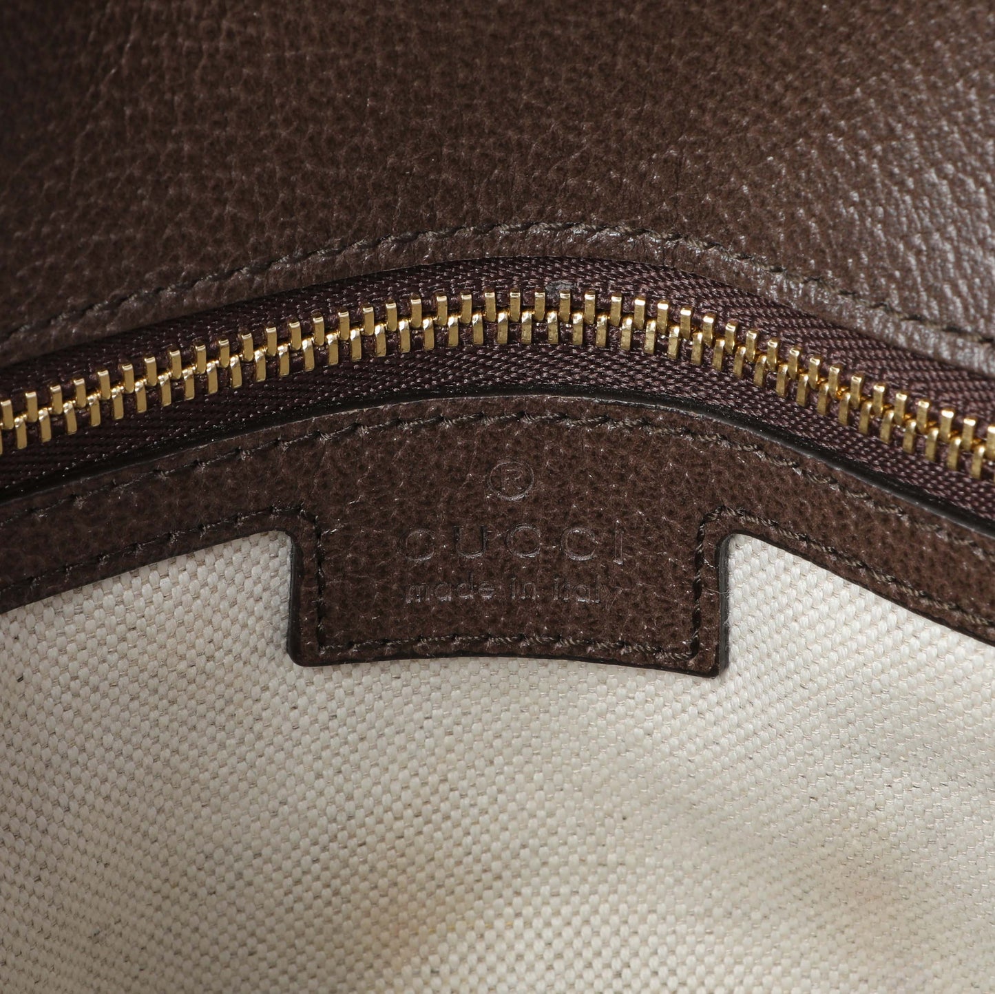 Exclusive Gucci GG Supreme Monogram Textured Dollar Calfskin Blondie Chain Shoulder Flap — Detail View