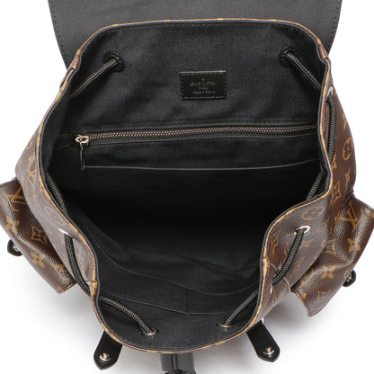 Exclusive Louis Vuitton Monogram Macassar Christopher MM Backpack — Top View
