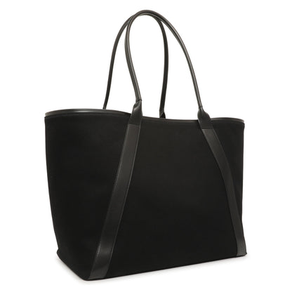 Exclusive Saint Laurent Black Rive Gauche Tote — Side View
