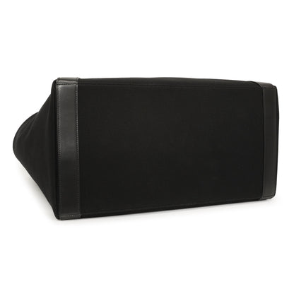 Exclusive Saint Laurent Black Rive Gauche Tote — Back View