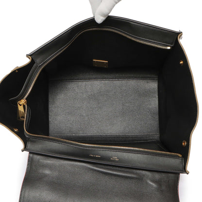 Exclusive Celine Tri-Color Calfskin Suede Medium Trapeze — Alternate View 8
