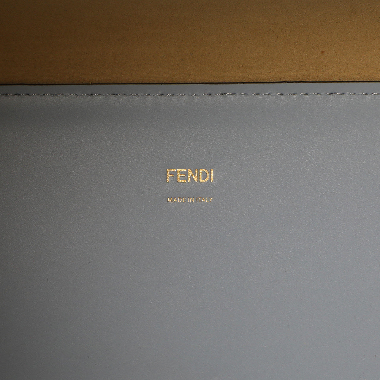 Exclusive Fendi Azzurro Baby Vitello King Plexiglass Medium Sunshine Shopper Tote — Alternate View 9