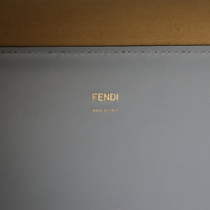 Exclusive Fendi Azzurro Baby Vitello King Plexiglass Medium Sunshine Shopper Tote — Alternate View 9
