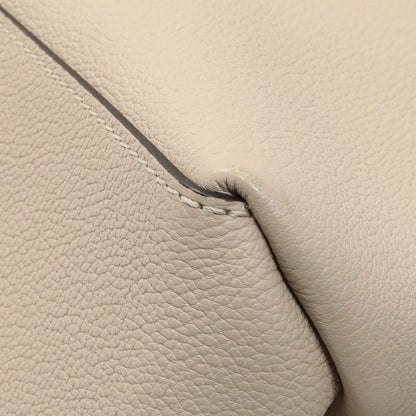 Exclusive Louis Vuitton Greige Grained Calfskin Lockme Shopper — Detail View