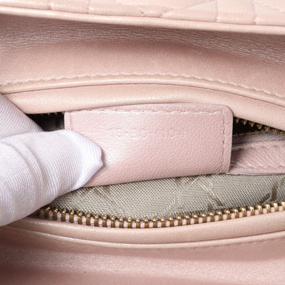 Exclusive Christian Dior Lotus Pearly Lambskin Cannage Medium Lady Dior — Alternate View 10