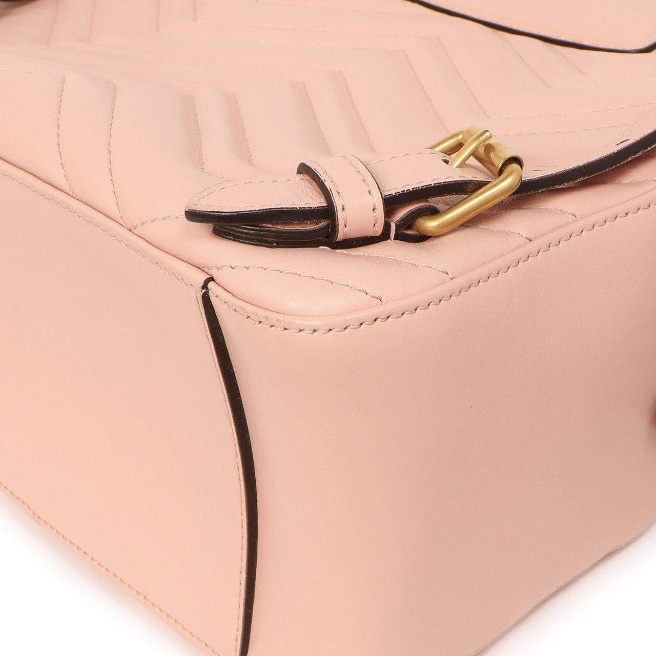 Exclusive Gucci Perfect Pink Calfskin Matelasse GG Marmont Dome Backpack — Alternate View 7