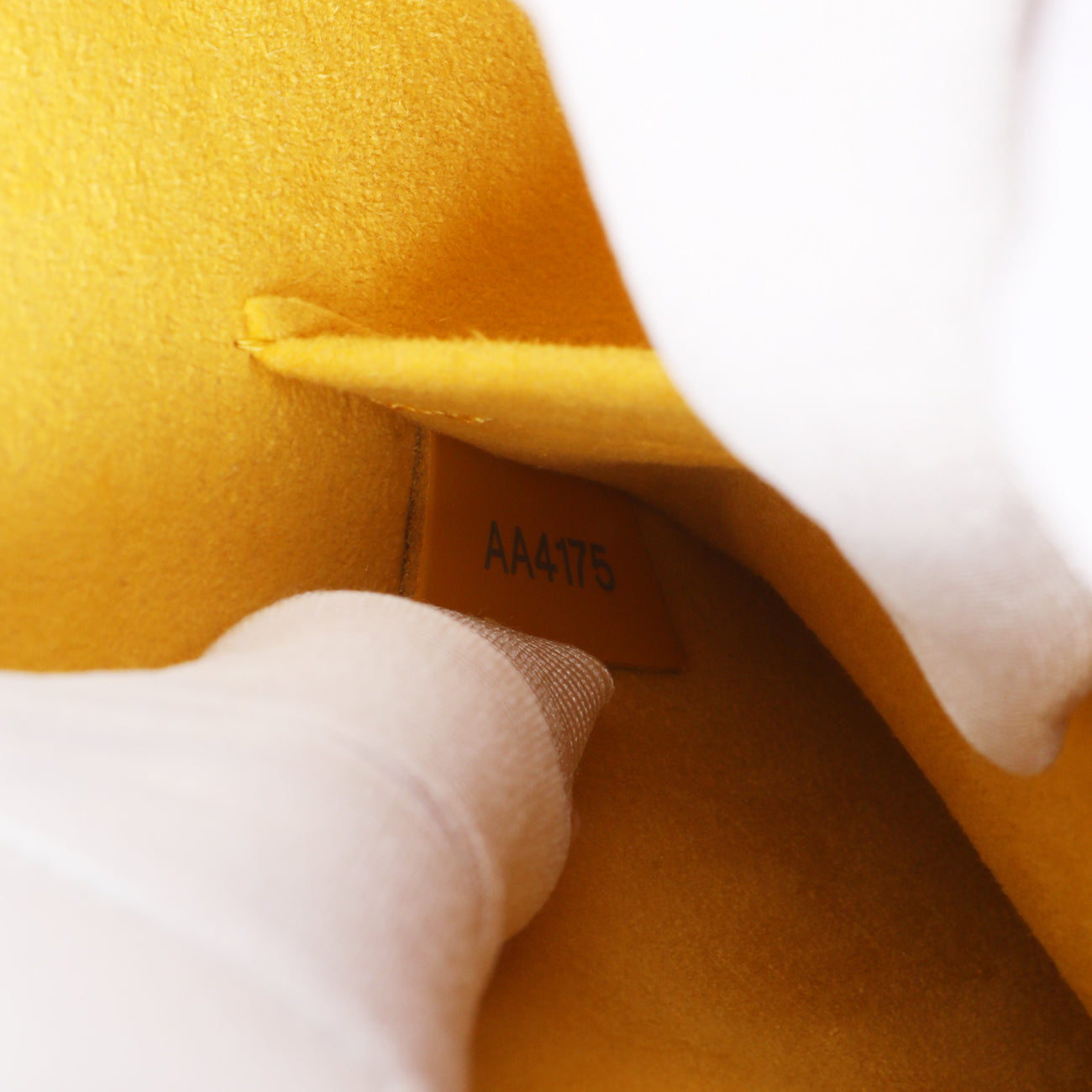 Exclusive Louis Vuitton Yellow Epi Alma BB — Detail View