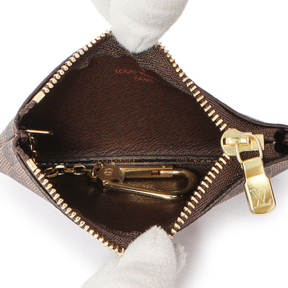 Exclusive Louis Vuitton Damier Ebene Key Pouch — Top View