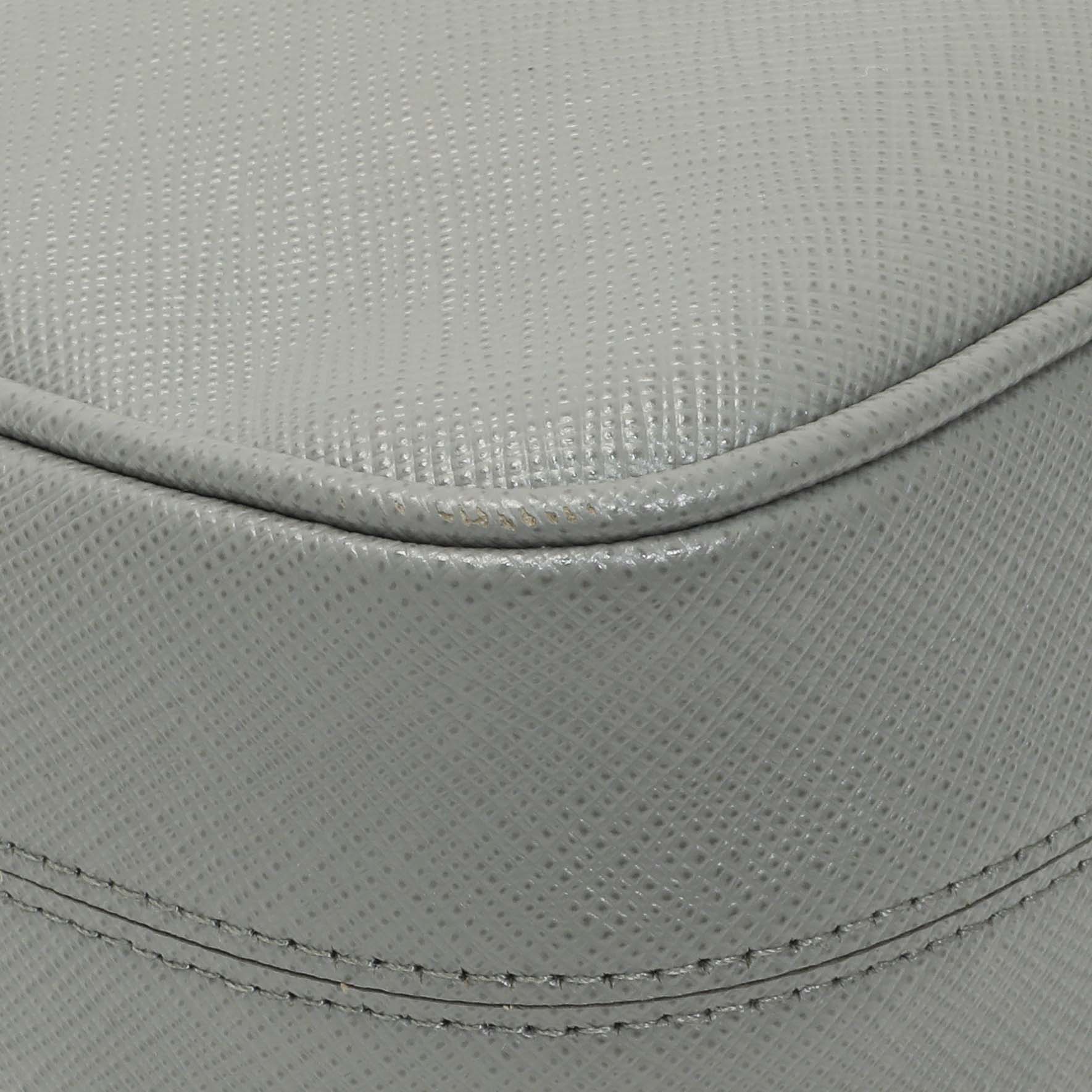 Exclusive Prada Ardesia Saffiano Re-Edition 2005 Shoulder Bag — Detail View