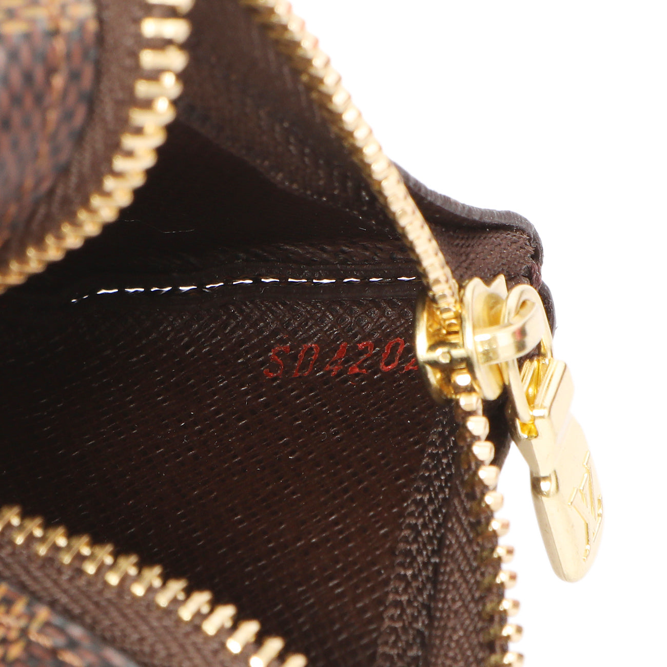 Exclusive Louis Vuitton Damier Ebene Key Pouch — Lifestyle View