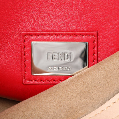 Exclusive Fendi Rosa Plaster Vitello Medium Peekaboo Iconic Satchel — Alternate View 9