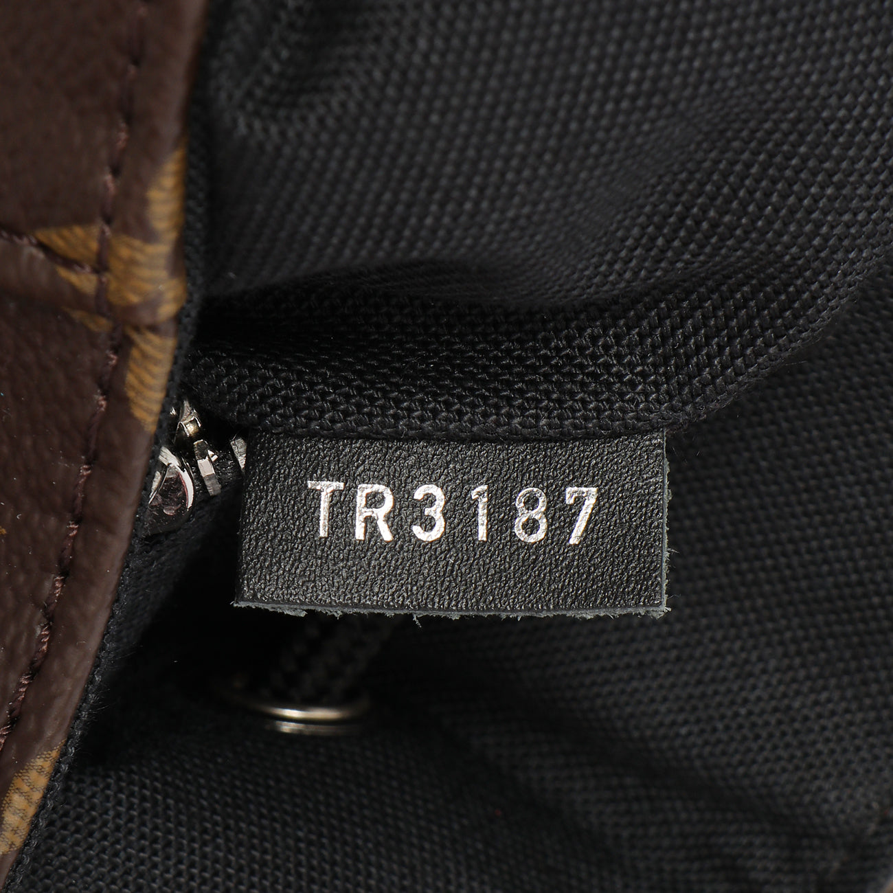 Exclusive Louis Vuitton Monogram Macassar Christopher MM Backpack — Detail View