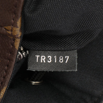 Exclusive Louis Vuitton Monogram Macassar Christopher MM Backpack — Detail View