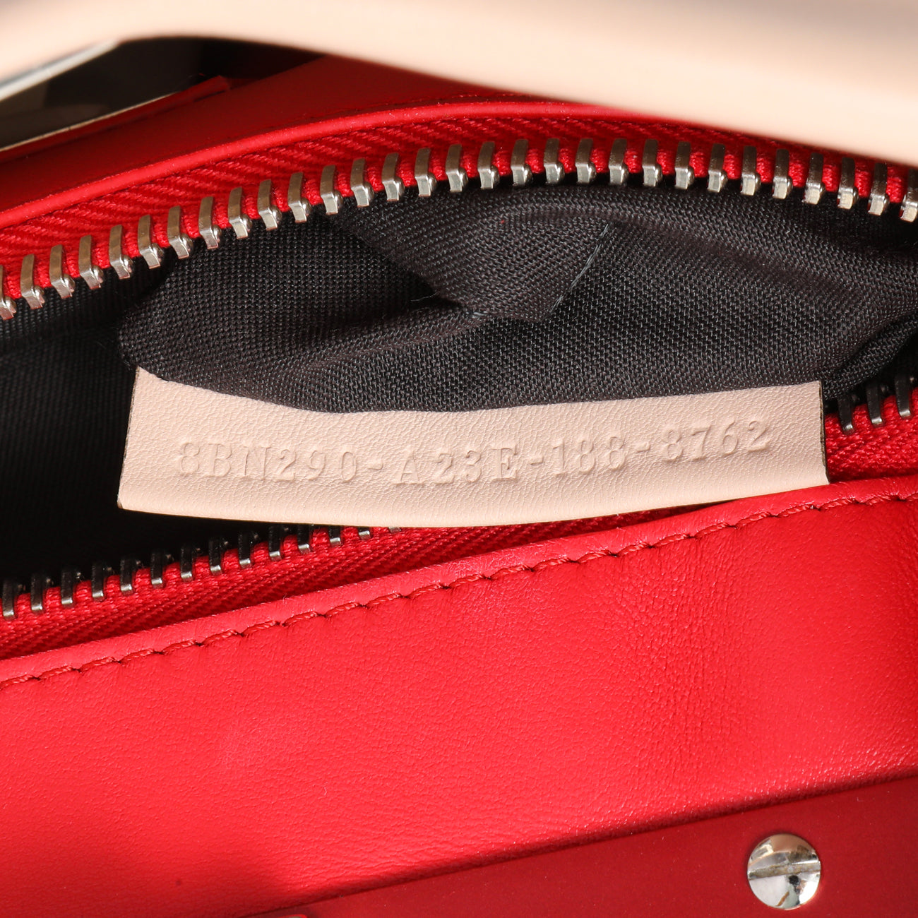 Exclusive Fendi Rosa Plaster Vitello Medium Peekaboo Iconic Satchel — Alternate View 10
