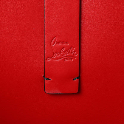 Exclusive Christian Louboutin Black Calfskin Spiked Cabata Tote — Detail View