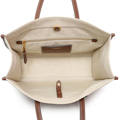 Exclusive Burberry Canvas Smooth Calfskin Freya Tote — Alternate View 8