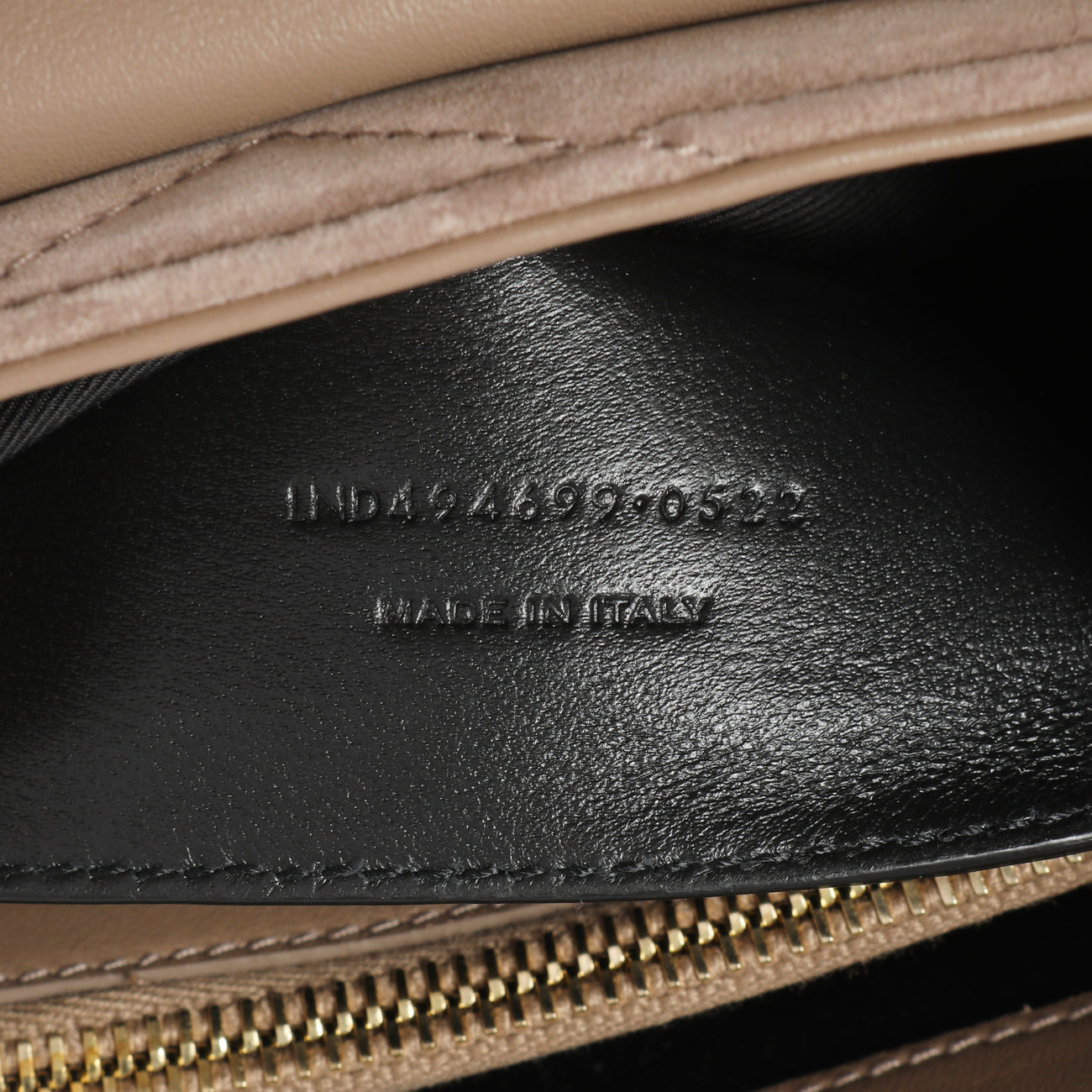 Exclusive Saint Laurent Beige Suede Y Quilted Monogram Small Loulou Chain Satchel — Alternate View 10
