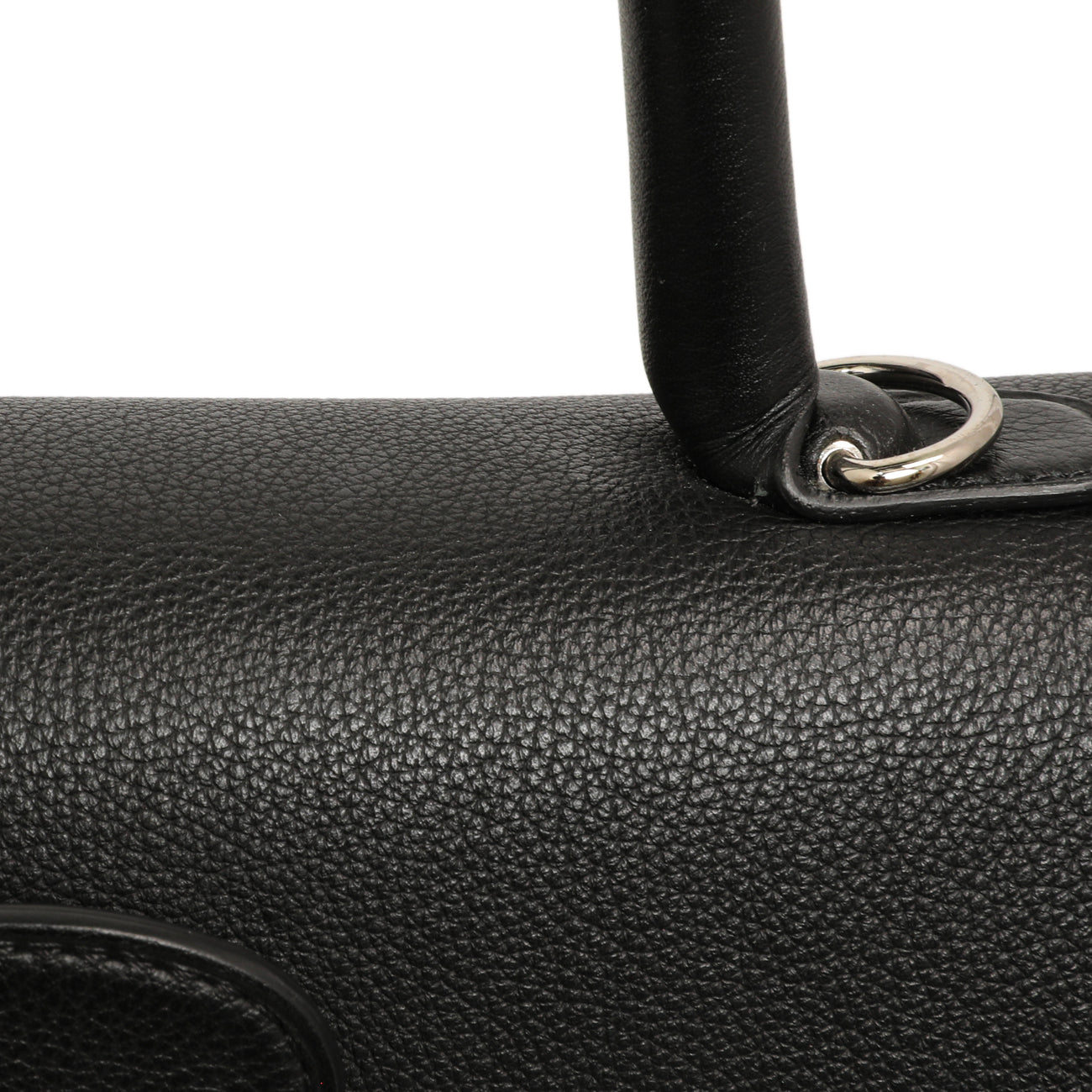 Exclusive Delvaux Black Grained Calfskin Brillant MM — Alternate View 7