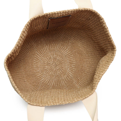 Exclusive Chloe Raffia Large Woody Basket Bag — Detail View