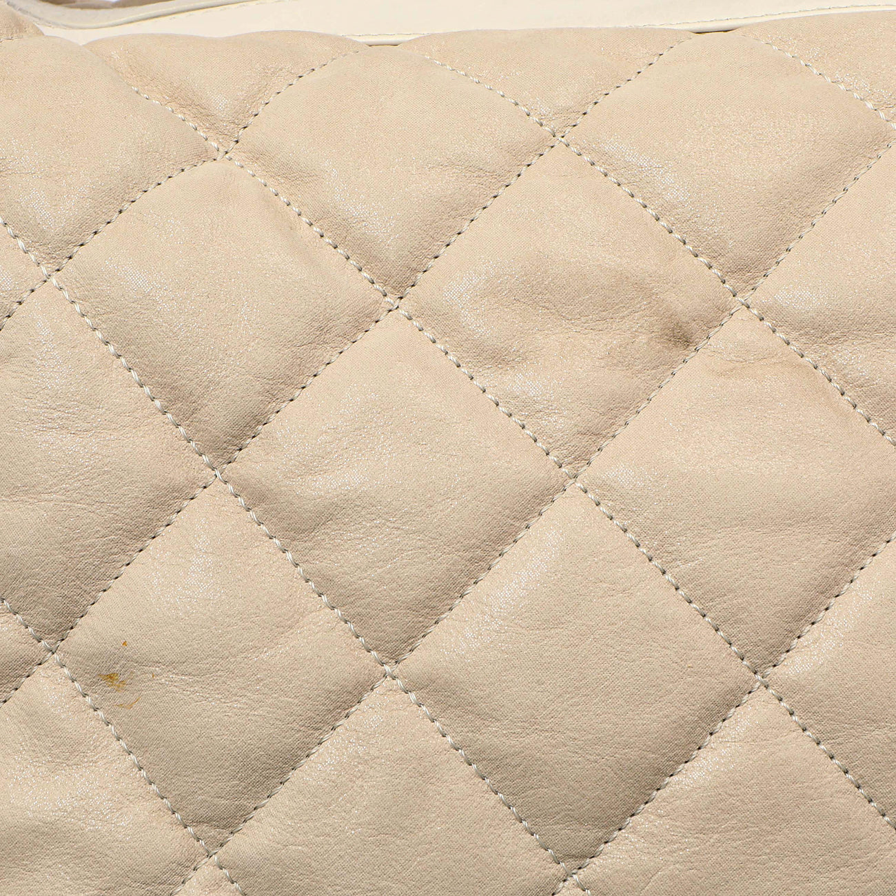 Exclusive Chanel Beige Quilted Iridescent Calfskin Coco Daily — Alternate View 9