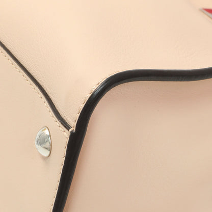 Exclusive Fendi Rosa Plaster Vitello Medium Peekaboo Iconic Satchel — Detail View