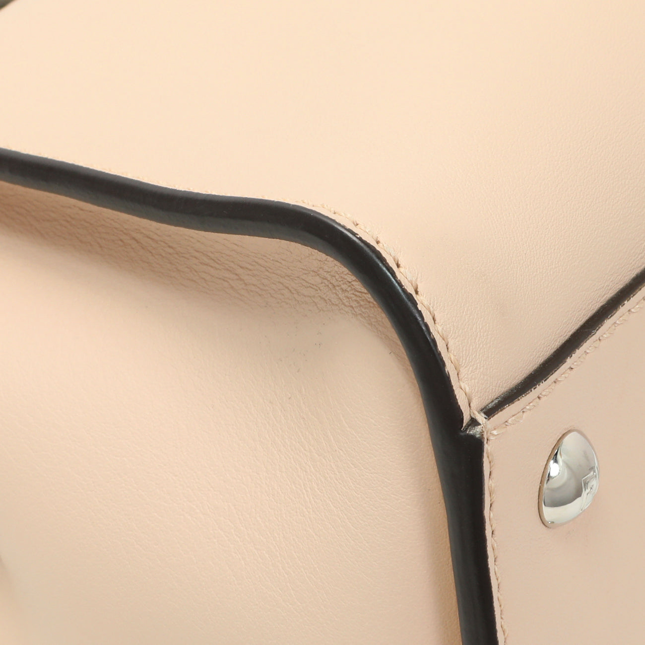 Exclusive Fendi Rosa Plaster Vitello Medium Peekaboo Iconic Satchel — Lifestyle View
