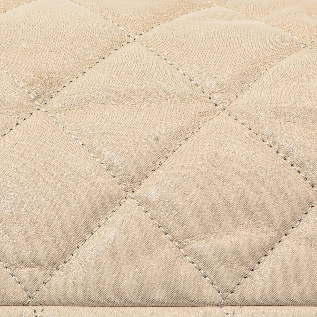 Exclusive Chanel Beige Quilted Iridescent Calfskin Coco Daily — Alternate View 10