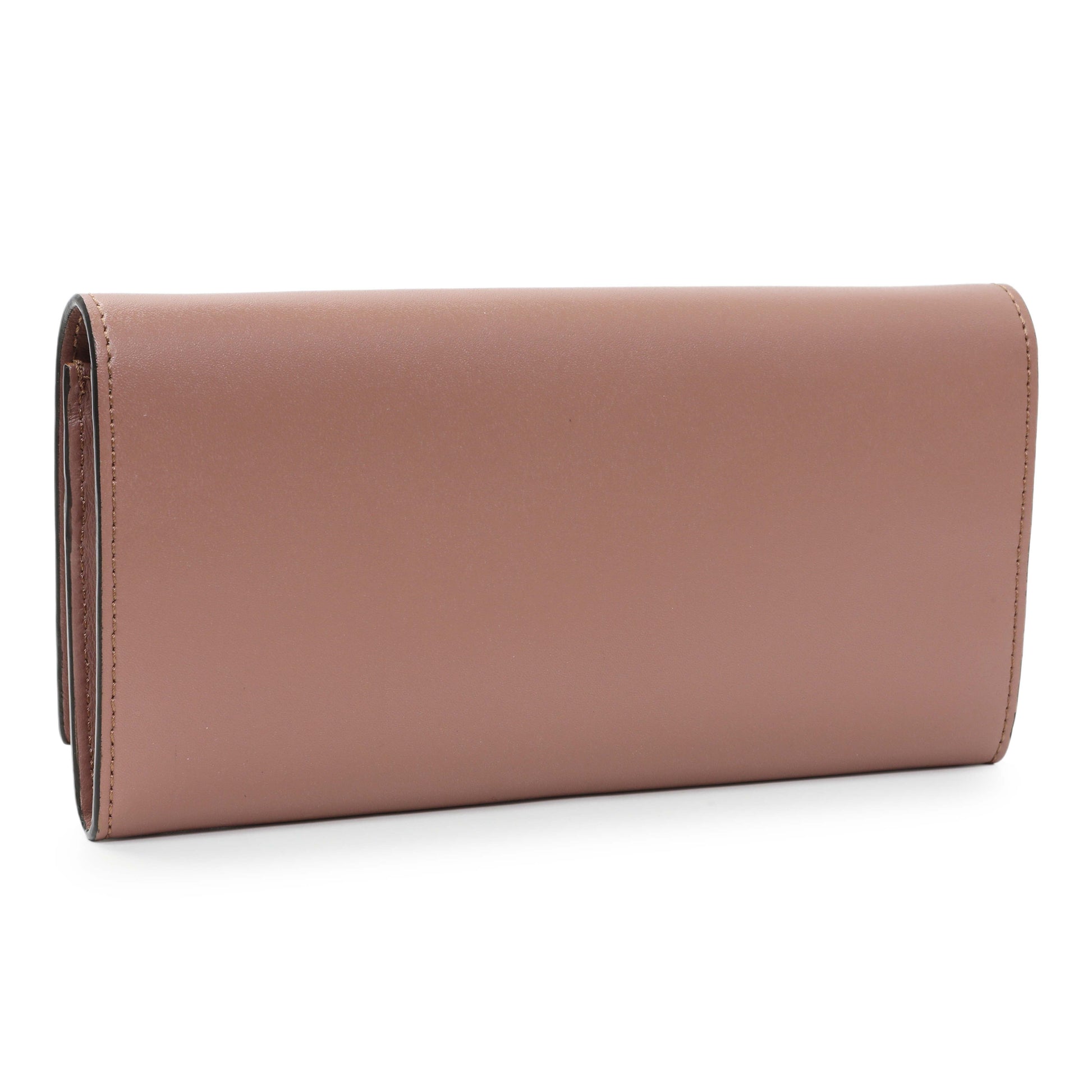 Exclusive Fendi English Rose Calfskin By The Way Chain Wallet — Side View